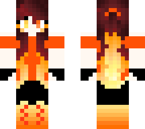 fire themed girl
