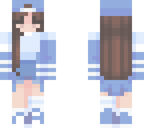 girl in blue