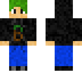 green hair kid