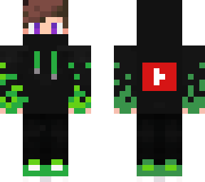 green hoodie with a yt logo