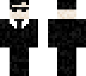 man in black