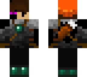 me as a half enderman (origins mod)