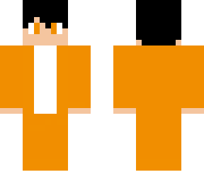 me in a orange jacket