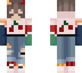 me with a cherry skin
