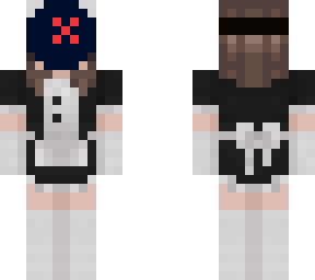 mino in a maid dress