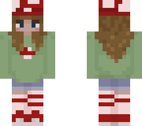 mushroom hat girl