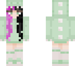 not my dino!! (i made pink and black hair)