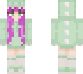 not my dino!! (i made pink hair)