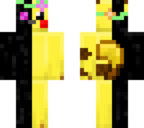 pikaender with flowers