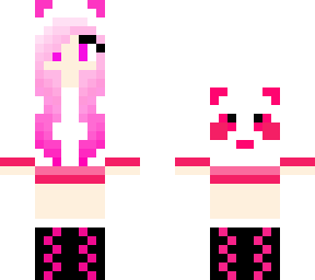 pink panda girl