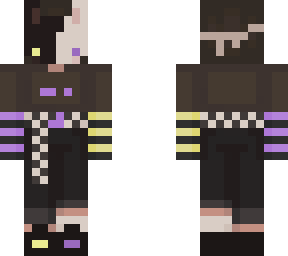 purple and yellow edit of .. r a n b u n // .. by notzodiaq