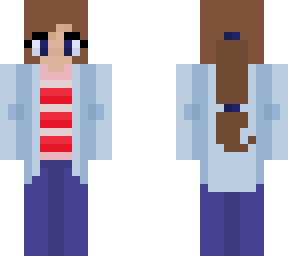 red blue a jacket too.