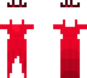 red crown and dress