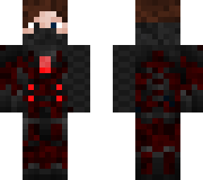 red prosthetic arm half face future war machine