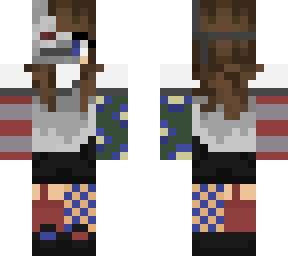 skelton mask girl
