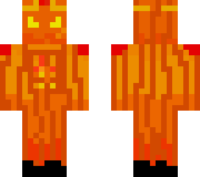 the flaming pumpkin king [more stripes]
