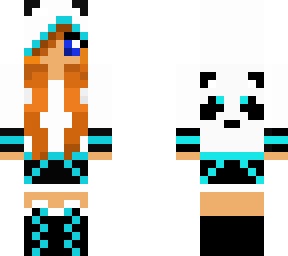 white panda girl