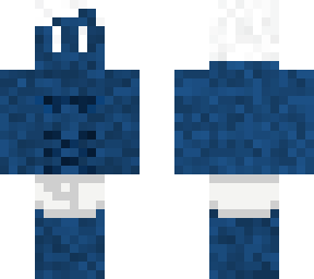 bleu man no suit