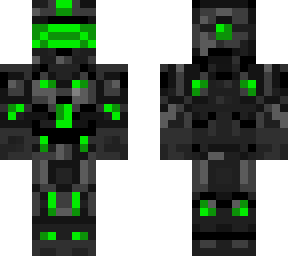 block end green super man