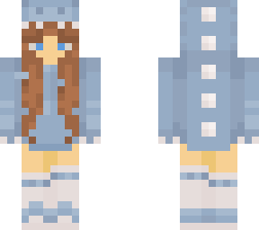 blue dino girl