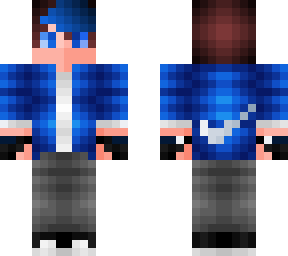 blue nike boy