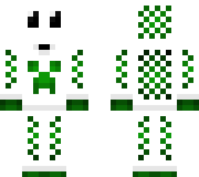 checkerboard green skin