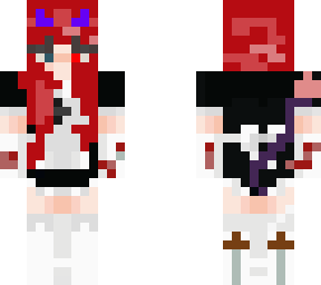 cherrydemonuwu as a maid