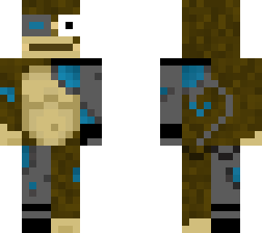 cyborg monkey cyan