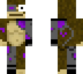 cyborg monkey purple