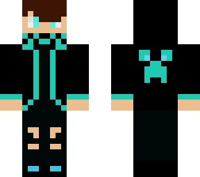 emo blue person