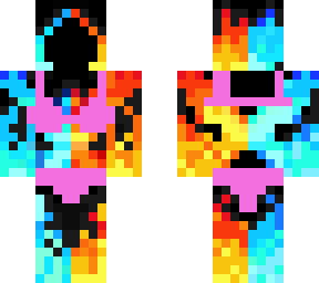 fire ice mage in bikini