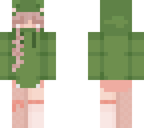 girl with frog hoodie :)