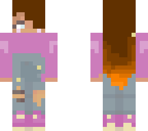 girl with pink shirt/shoes & overalls