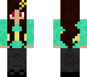 moon_wolf_2000 skin with chara shirt and eyes