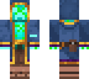 my friend's skin inside of a wizard cloak