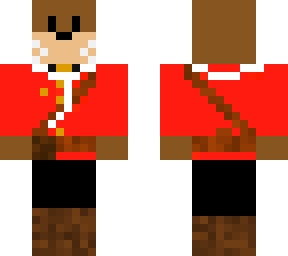 otter in canadian suit