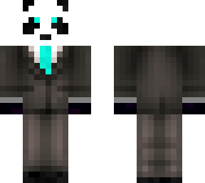 panda in suit