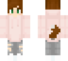 pink sweater wolf boy