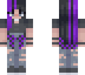 purple and black