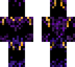 purple guy with gold things