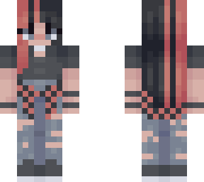 red and black