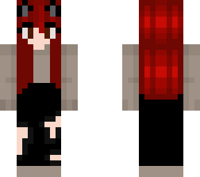 red head cat girl