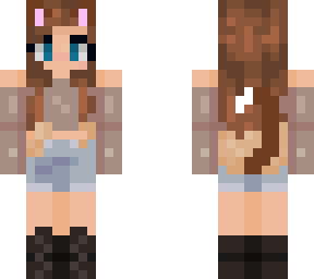 skin but cat girl