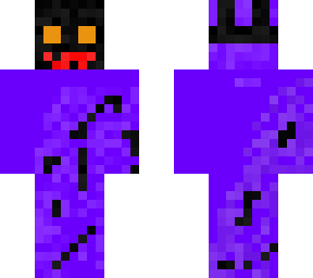 tryhard purple black mask skin