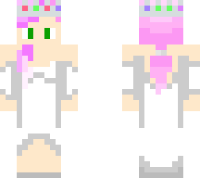 white wedding dress