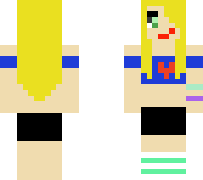 backwards girl