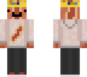 bacon sweater wearing crown