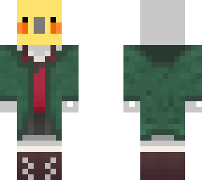 birb in bathhouse uniform