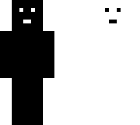 black and white dude