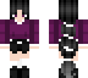 black haired braid